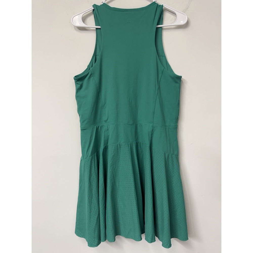 All in Motion Women's Extra Large Green Athletic Dress Tennis Golf Mini Zip Top - Picture 3 of 10